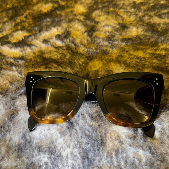 Celine Cat-Eye Black & Brown Sunglasses! - Picture 13 of 14